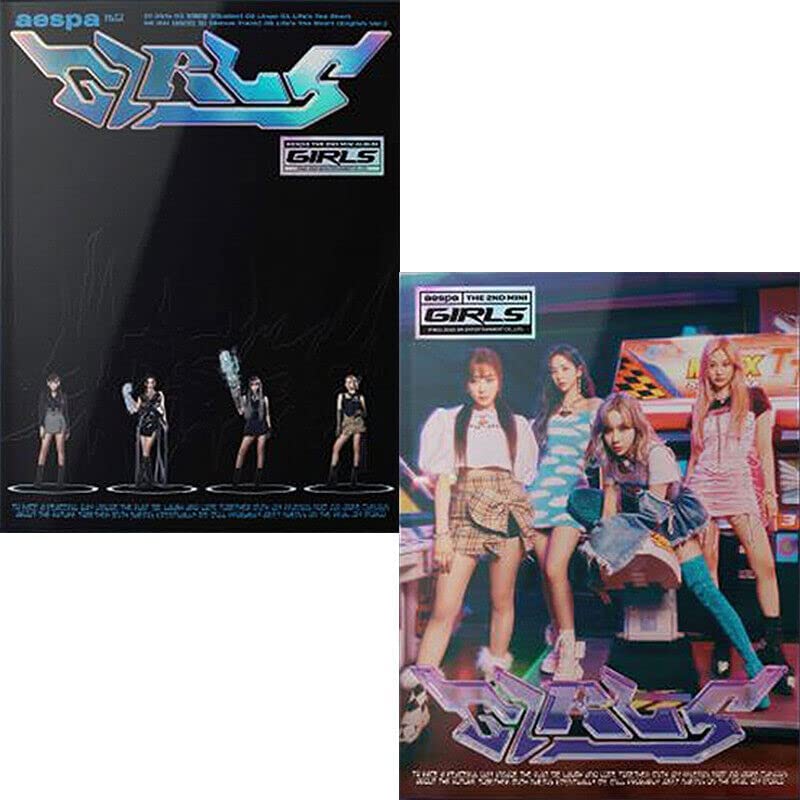 Album K-POP AESPA Girls à collectionner chez soi avec les versions KWANGYA et REAL WORLD