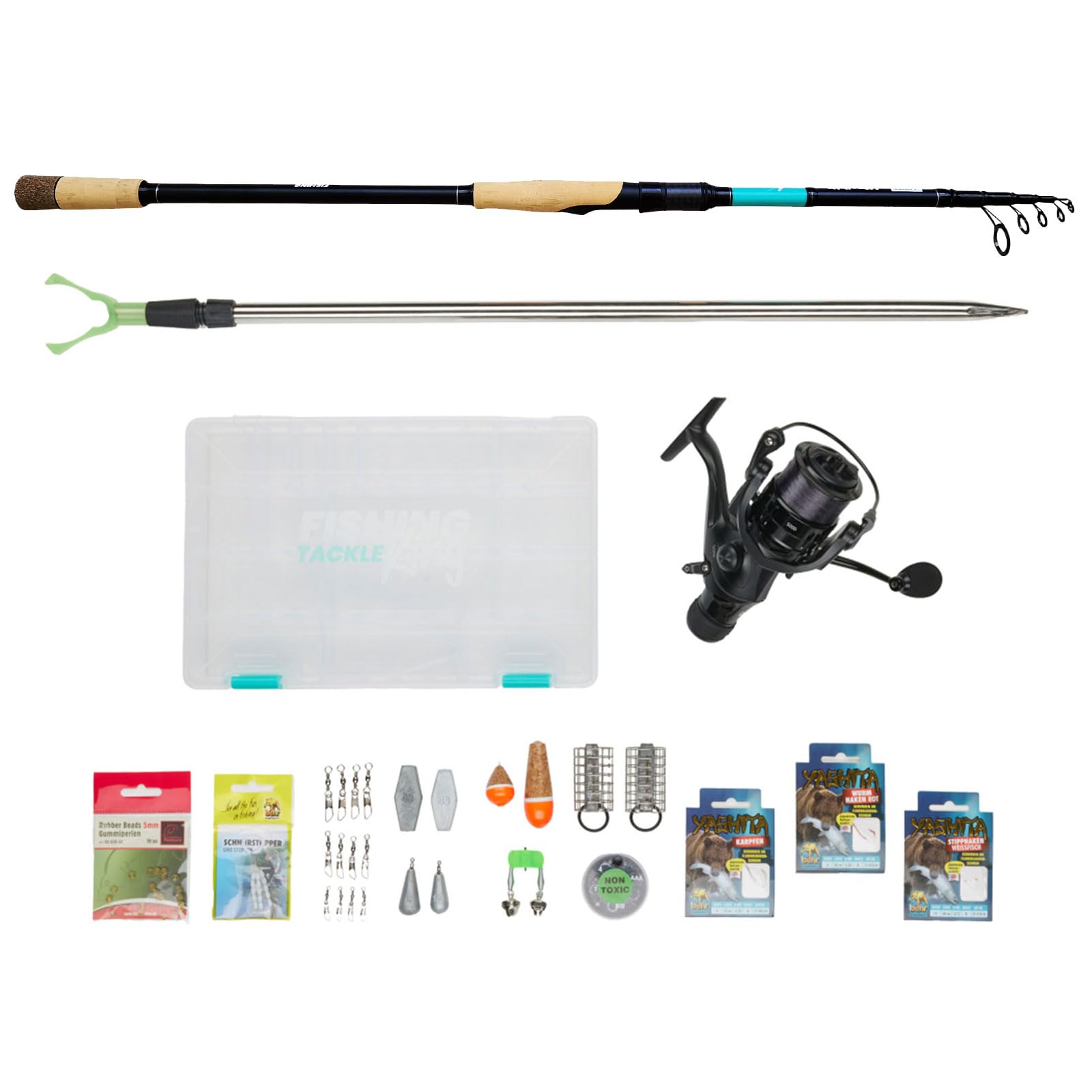 TheBigFish 3X Fertigangel Set - Komplett Vormontier Produktbild-Vorschau 8
