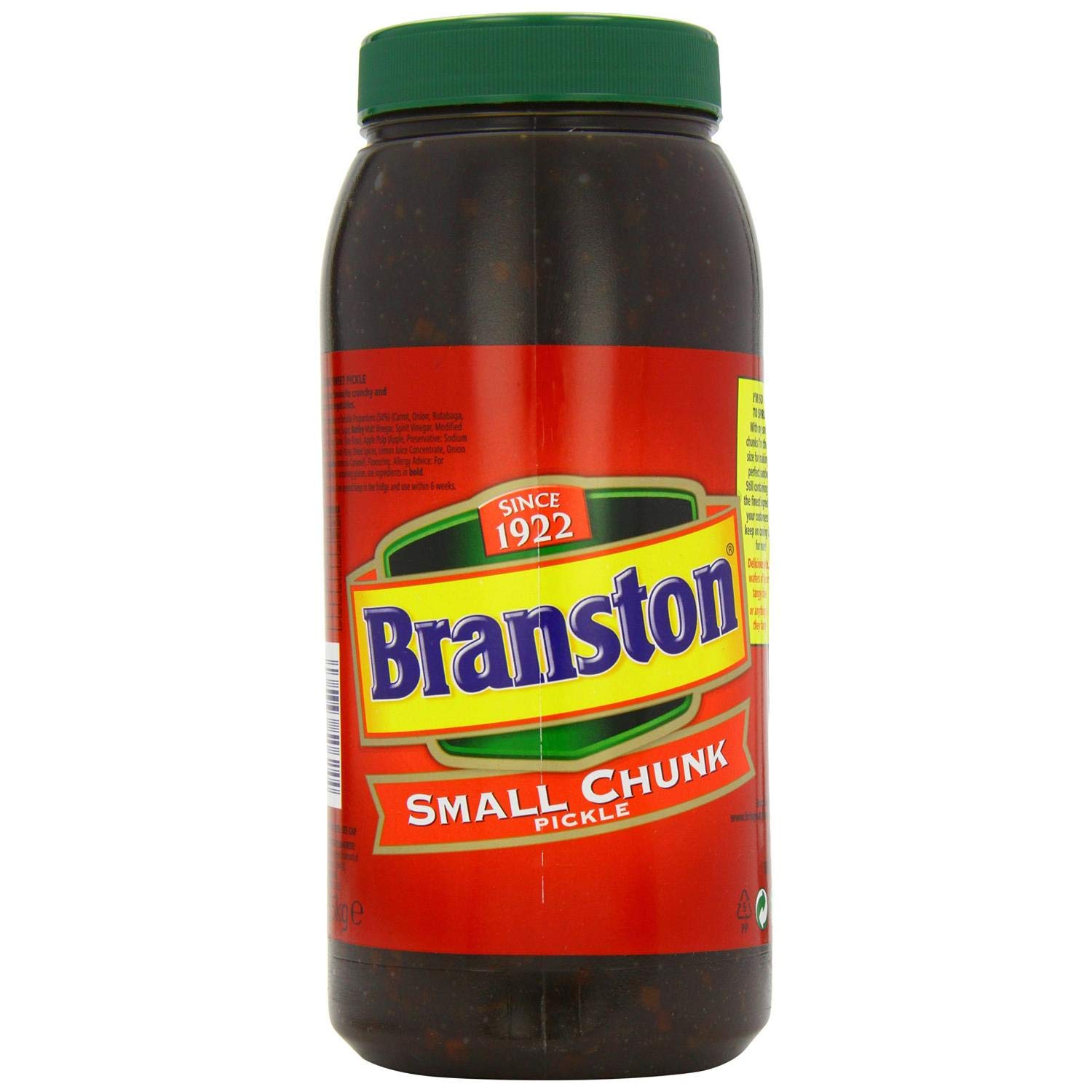 ( 2 Pack ) Branston Small Chunk Pickle 2.55kg