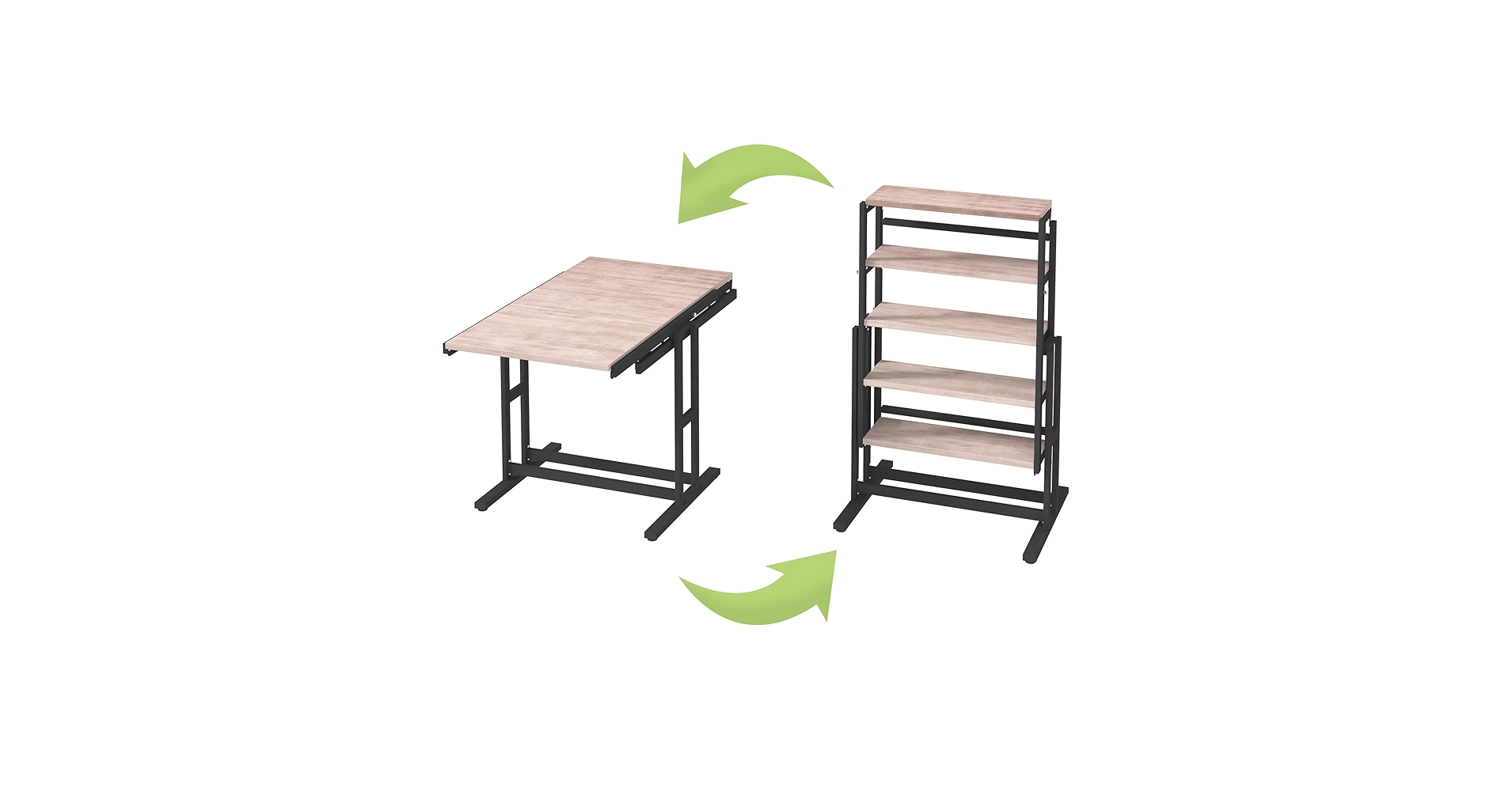 Amazon.com - Organizedlife 2-in-1 Shelf to Table Compact