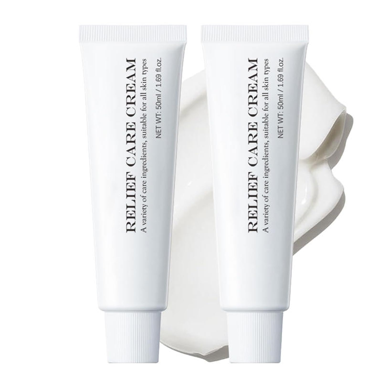 345 Relief Cream - Face Cream For Women - Face Moisturizer For Acne & Repair Damage Skin - Barrier Repair Cream Soothing For Most Skin Type - Face Cream For Mature Skin 2PCS