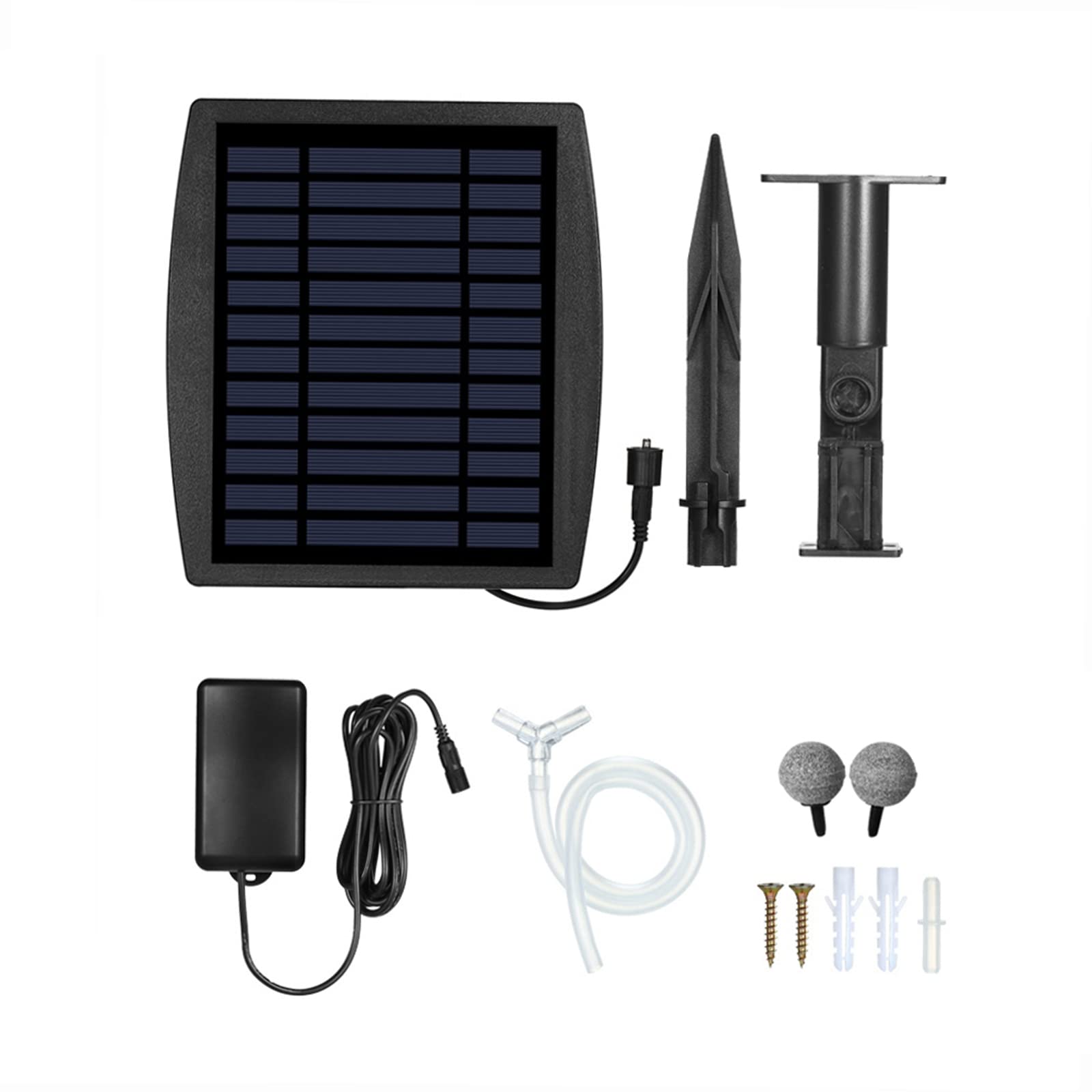 HUIOP Oxygénateur d'aquarium,Pompe à oxygène pour aquarium solaire oxygénateur aérateur d'oxygène pour aquarium aérateur d'étang pompe à air aérateur de pêche pompe à air pour aquarium avec