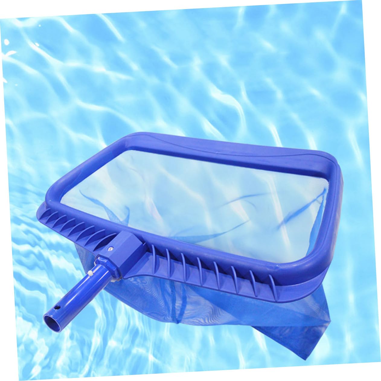 Red De Limpieza para Piscinas y Estanques Azul, Red De Malla Gruesa De para Recogida Eficaz De Hojas, Residuos y Partículas Pequeñas, Herramienta Ligera para Limpieza En Piscinas y Fuentes