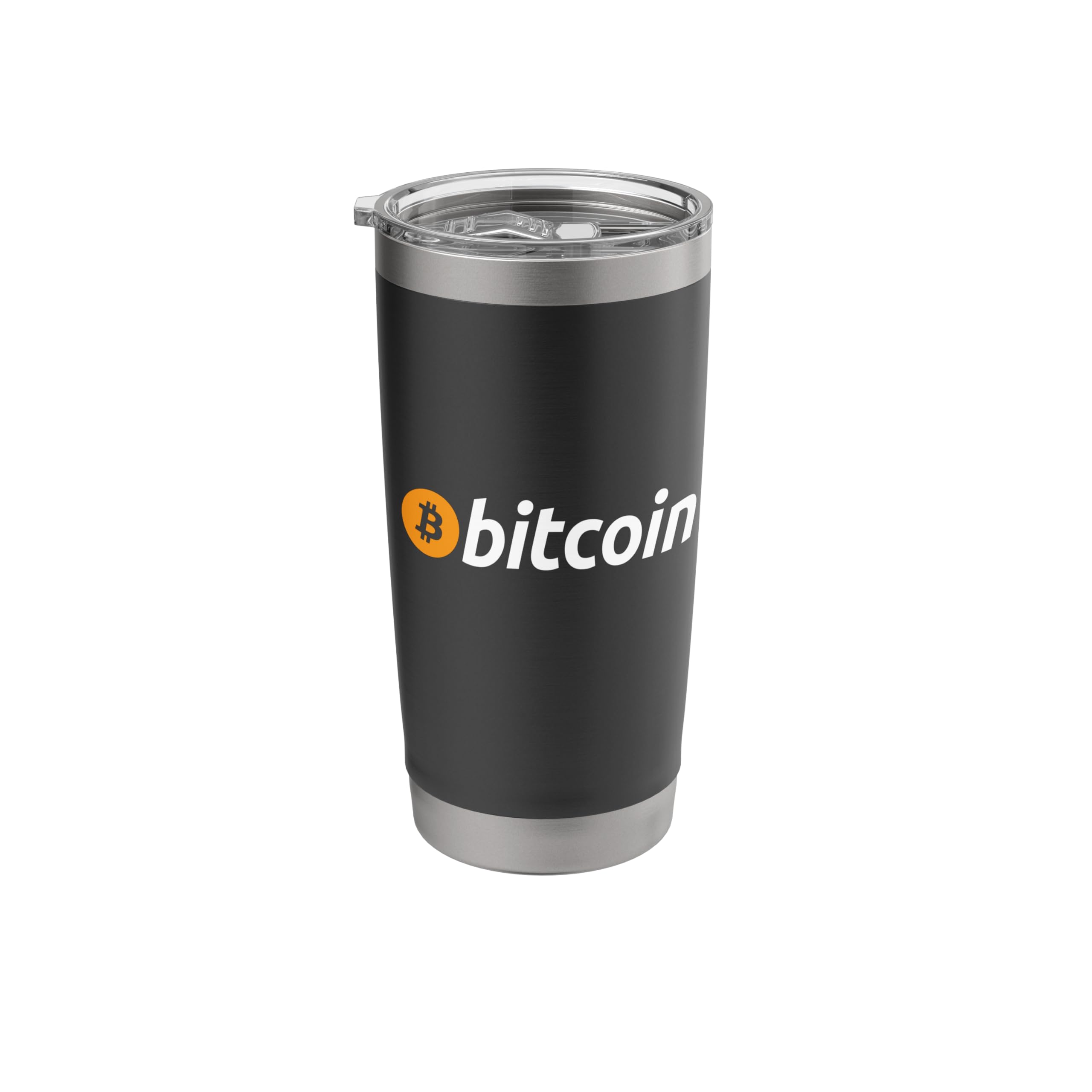 Amazon.com | Bitcoin Logo Stainless Steel Insulated Tumbler: Tumblers &  Water Glasses