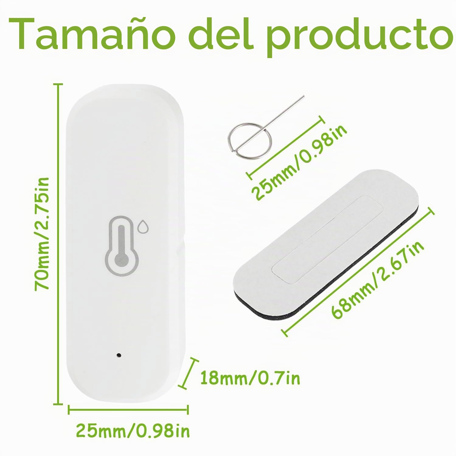 Termómetro higrómetro inteligente WiFi, sensor de temperatura humedad para interiores exteriores con alarma de notificación de aplicación remota Compatible con Alexa y Google Home(4 Piezas)