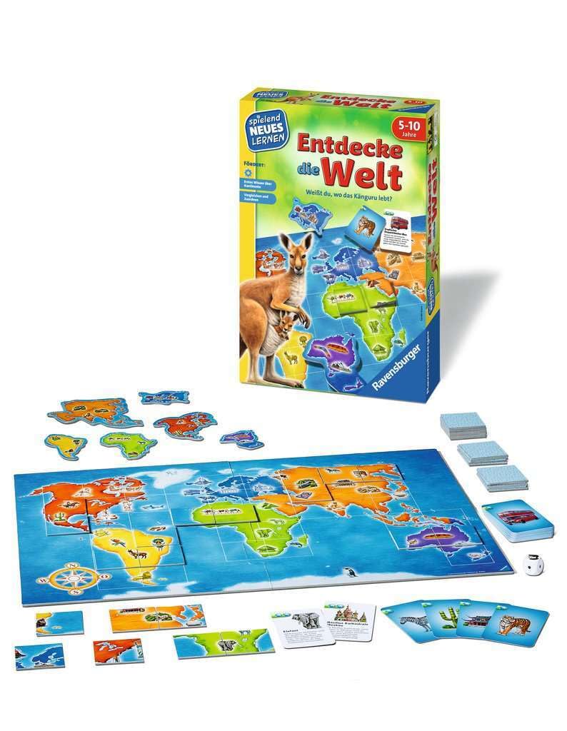 Ravensburger 24990, Discover the World, Play and Learn for Children Educational Game for Children from 5-10 Years - Image 2