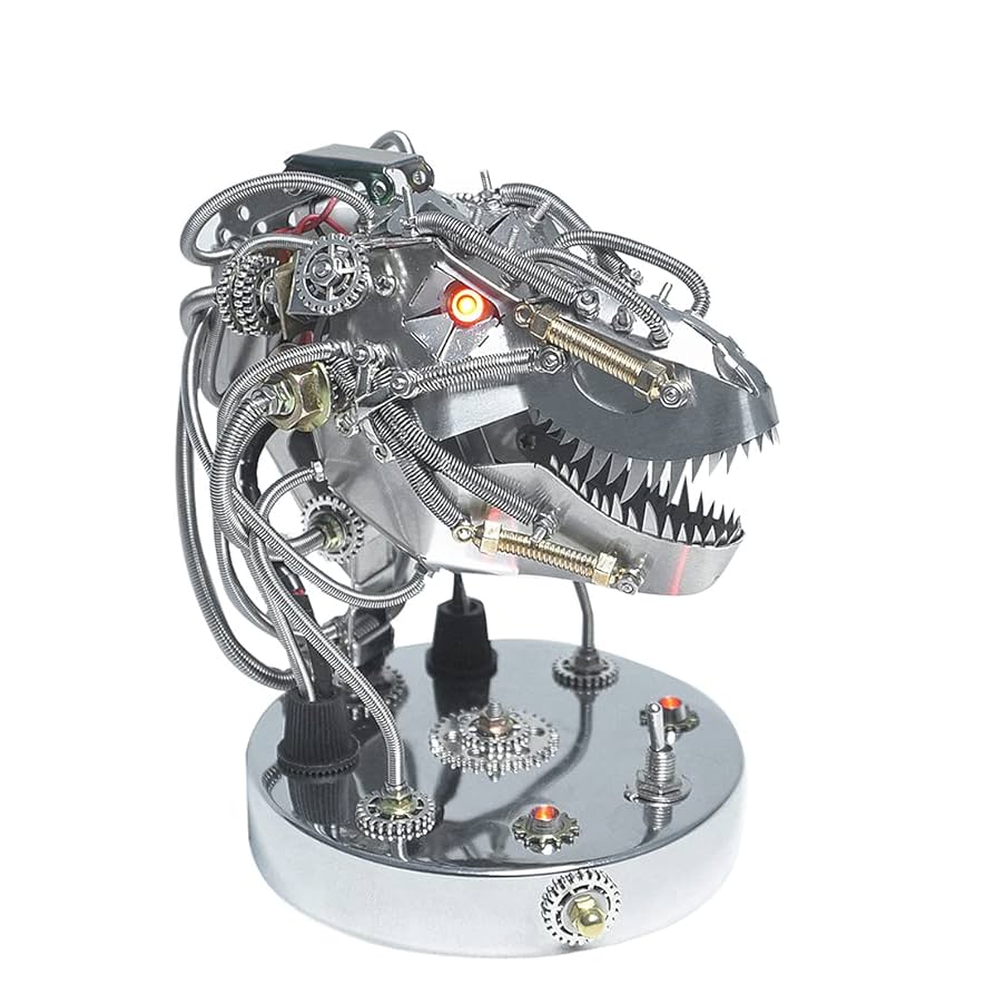 Amazon | MAYS 3Dメタルパズルキット – 動くメカニカルTレックス