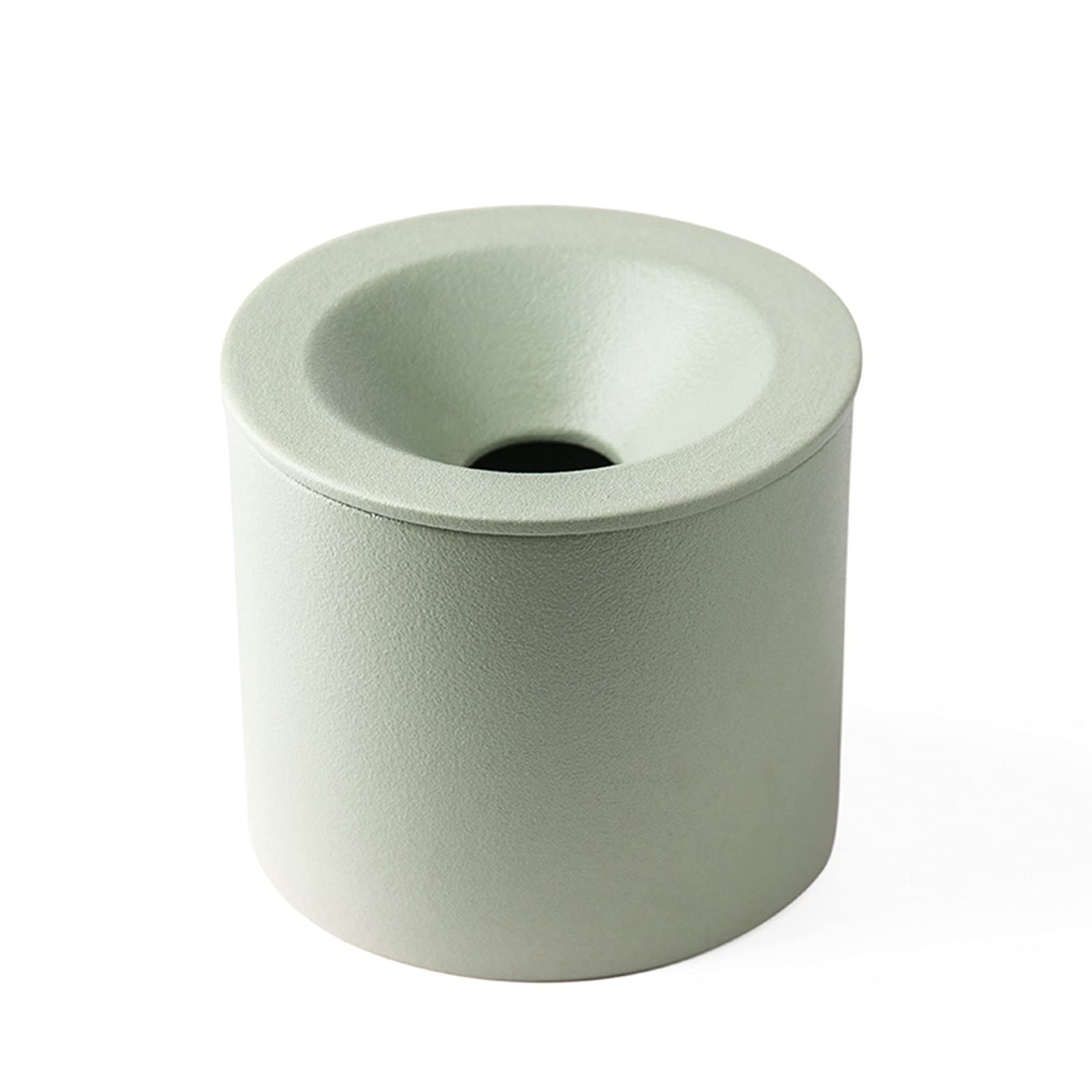 ashtray, Desktop Ashtray Ceramic with Lid Windproof Funnel Large Office Atmosphere Simple(G)