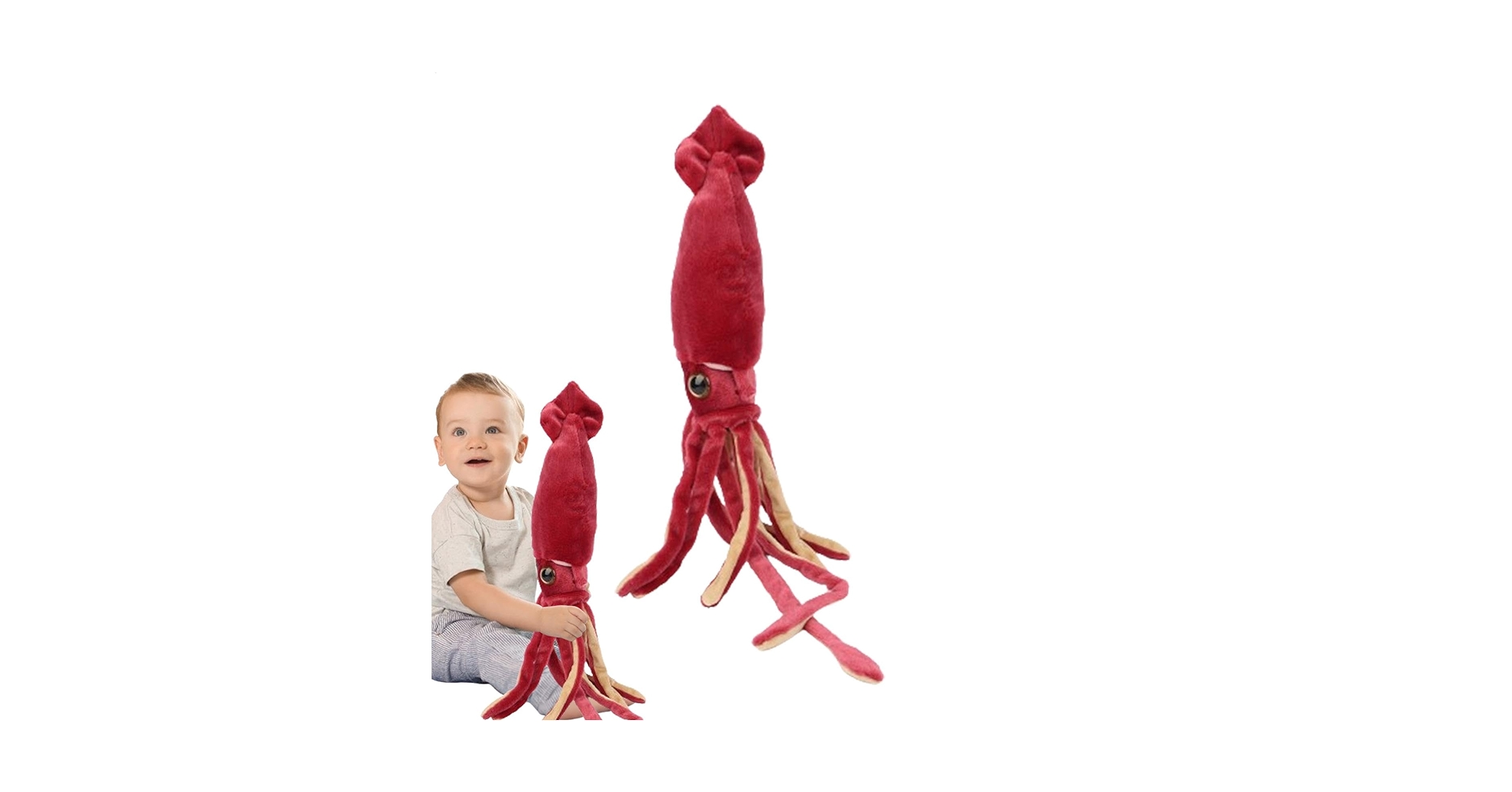 Amazon.co.jp: ダイオウイカぬいぐるみ - イカのおもちゃ