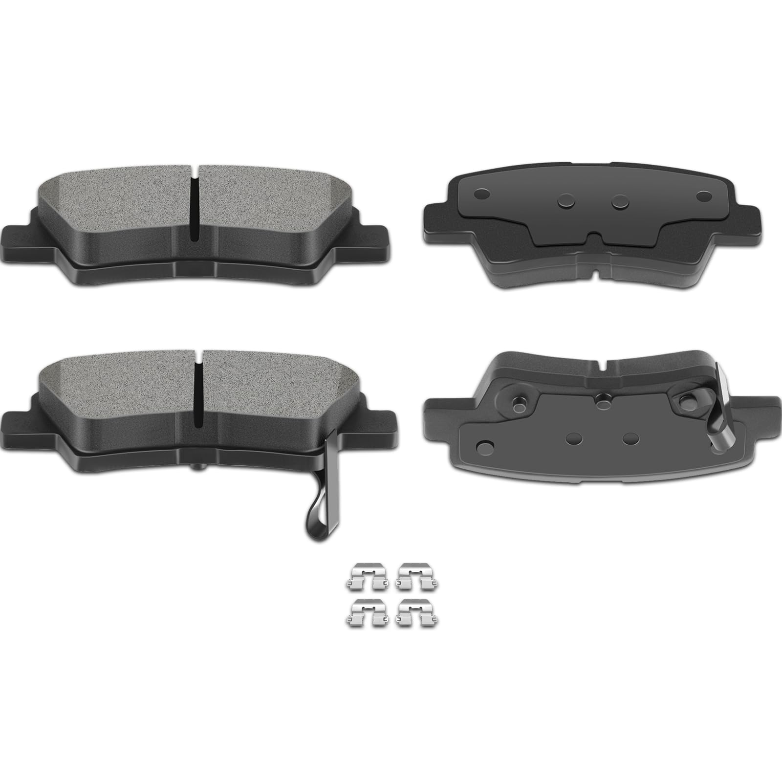 Amazon.com: Brake Pads,ECCPP 4pcs Rear Ceramic Pads Kits for 2012-2017 ...