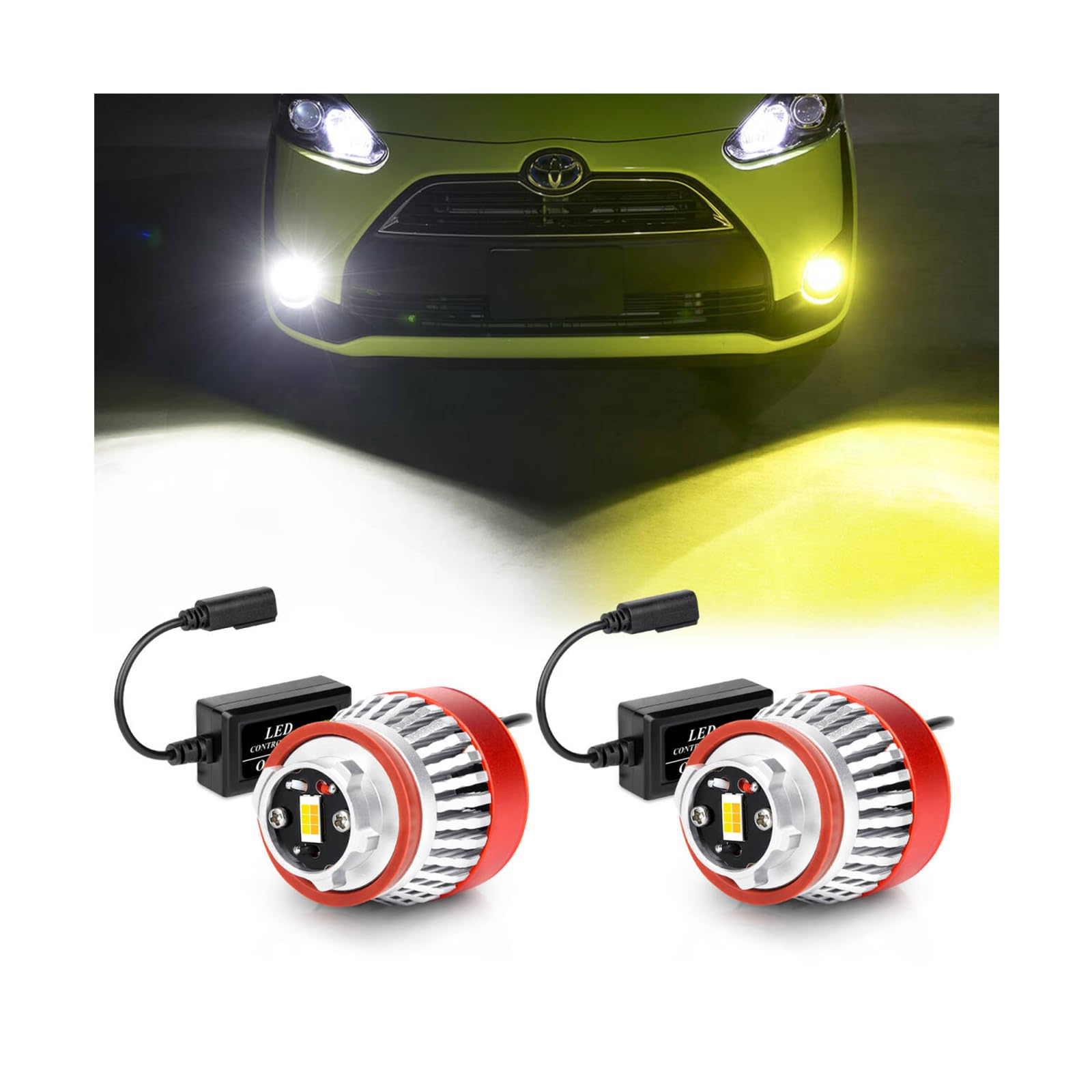 Amazon | OPPLIGHT L1B LED フォグランプ 純正LED交換用バルブ 2色切替