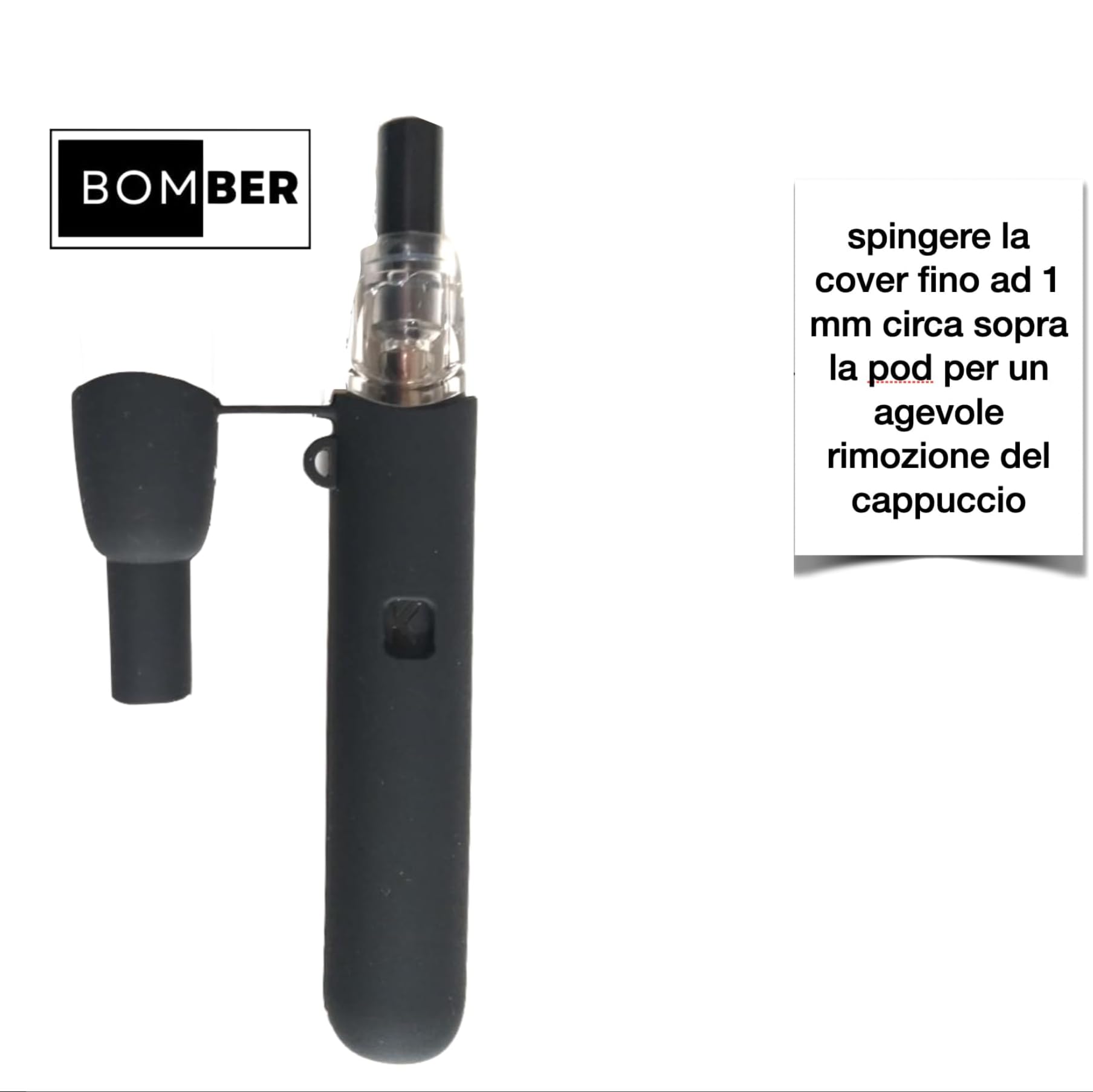 Cigarette lectronique Svapo Kiwi Pen n2 Coque en silicone durable,  lgante de protection colore antidrapante unique en noir et bleu (conue  par Bomber Shop) : Amazon.fr: Mode