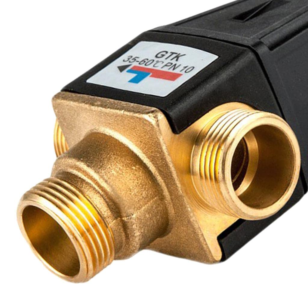 3 Way Thermostatic Mixing Valve Solar Water Heater Mix Valve DN25 Male-image-36