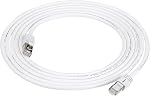 Amazon Basics Chat 7 Câble Internet Gigabit Ethernet haute vitesse - Blanc, 50 Pied