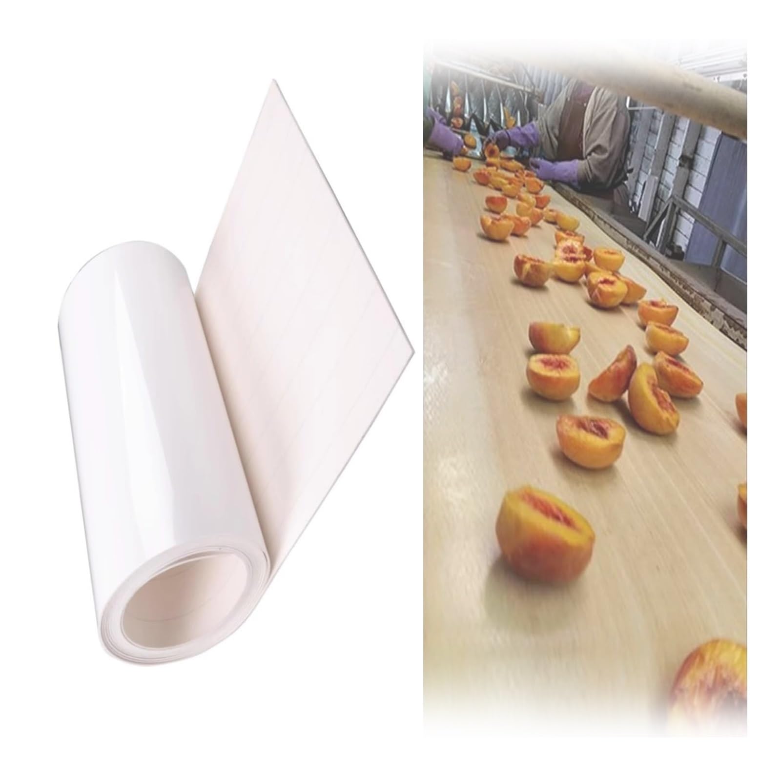 Système de convoyeur à bande incliné en PVC de qualité alimentaire – 101,6 cm de large x 9,1 m de long – Idéal pour le transport et la transmission industriels – Solutions efficaces et sur mesure