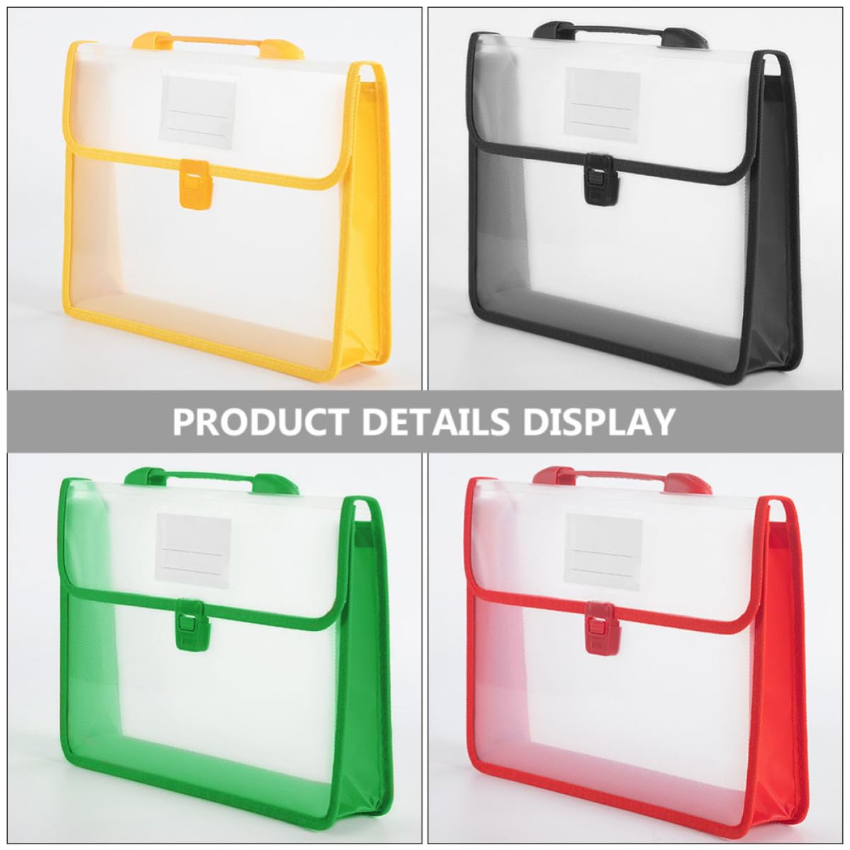 Borsa Porta Documenti Design Verticale Pratico Grande Capacità 5 in Pp e Resistente Uomo Ufficio per Lavoratori D'ufficio