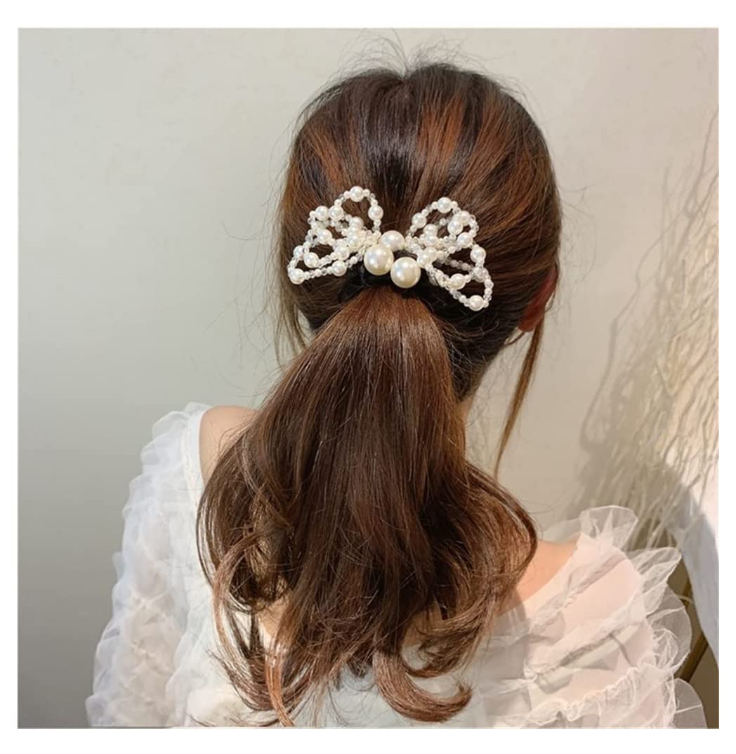 Feste Elastici Capelli 2 Pezzi Di Perle Per Capelli, Elastici, Fasce Per, Elastiche Per, Per Decorazione Eleganti