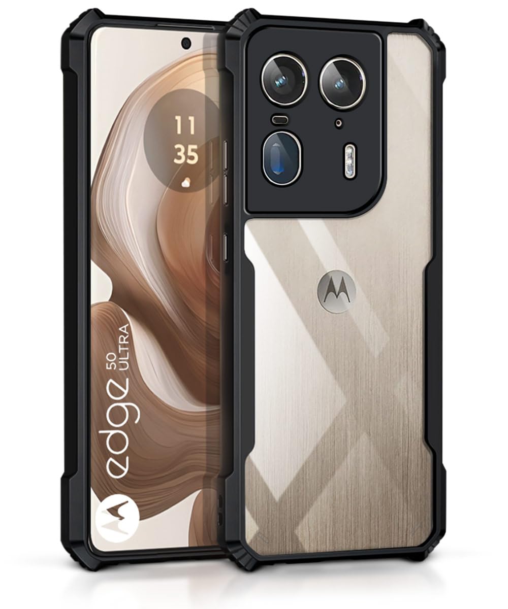 See full amazon price history chart for WOW IMAGINE Shock Proof Clear Protective Back Case for Motorola Moto Edge 50 Ultra - AirEDGE Technology | 360 Degree Camera Protection | Transparent Hybrid Back Case Mobile Cover - Black WOW IMAGINE Shock Proof Clear Protective Back Case for Motorola Moto Edge 50 Ultra - AirEDGE Technology | 360 Degree Camera Protection | Transparent Hybrid Back Case Mobile Cover - Black (B0D8PGNGJV) Amazon Price History, Amazon Price Tracker