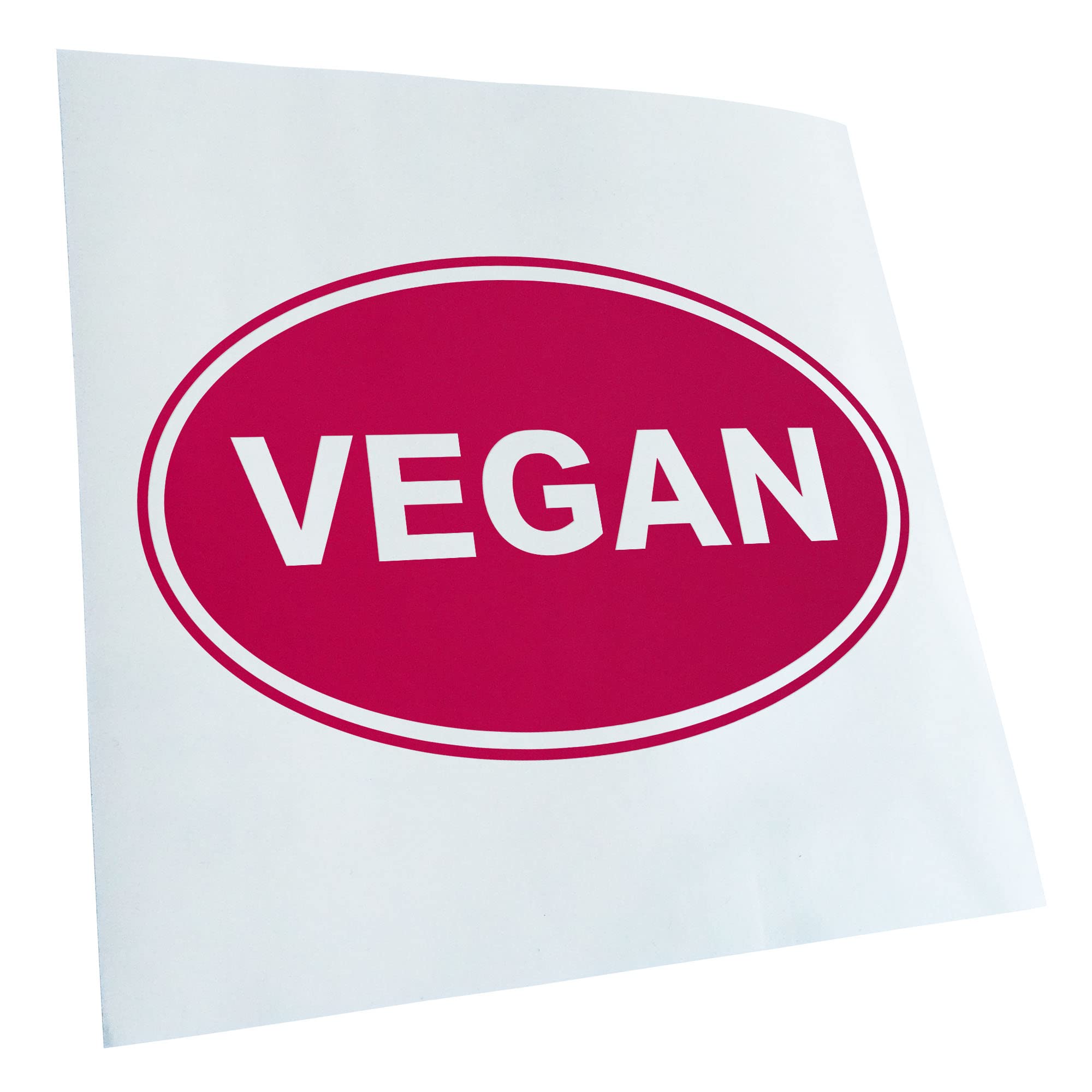 Vegan JDM Decal Racing Die Cut Sticker 17 x 11 cm
