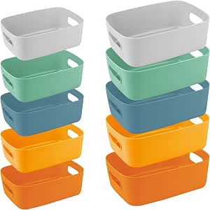 Unterwäsche-Organizer Mit 24 Zellen – Stapelbare Schublade Aus Kunststoff, Weiß, 40 X 26,4 Cm