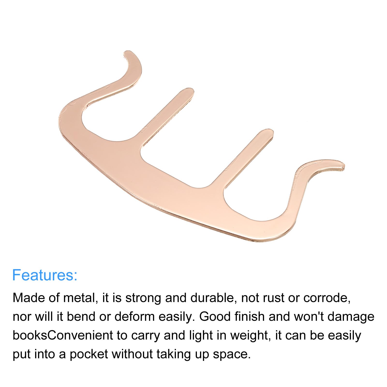 MECCANIXITY Clip de metal para libros de música y soporte para páginas, soporte para partituras de piano para soportes de partituras, plateado/negro/dorado/oro rosa