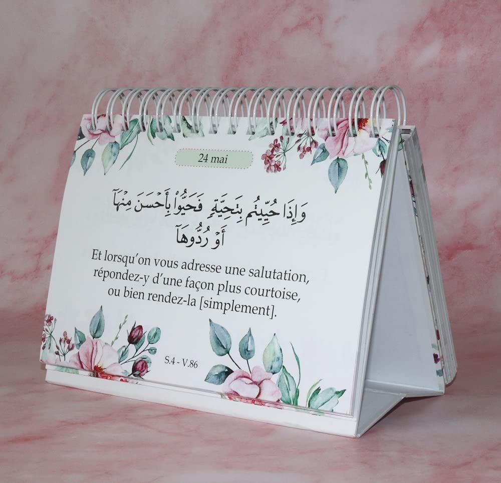 Pack 2 calendriers : Un verset / Un hadith chaque jour - 365 versets coraniques et sagesses prophétiques