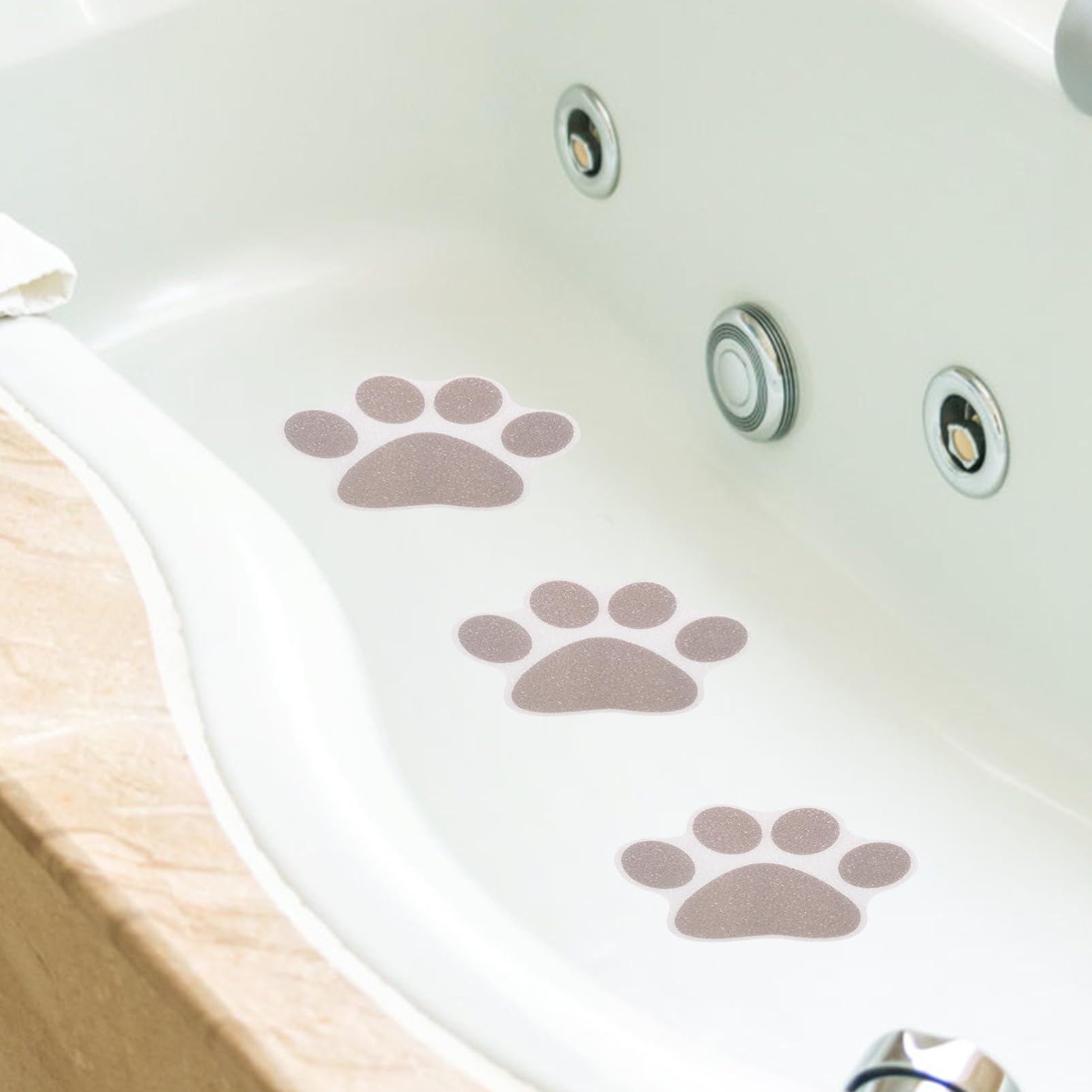 Ciieeo 50 Pegatinas Antideslizantes con Huella De Perro Pegatinas para Bañera Sin Pegatinas Pegatinas De Disfraces Impermeables Sombrero Bañera Pegatinas Antideslizantes