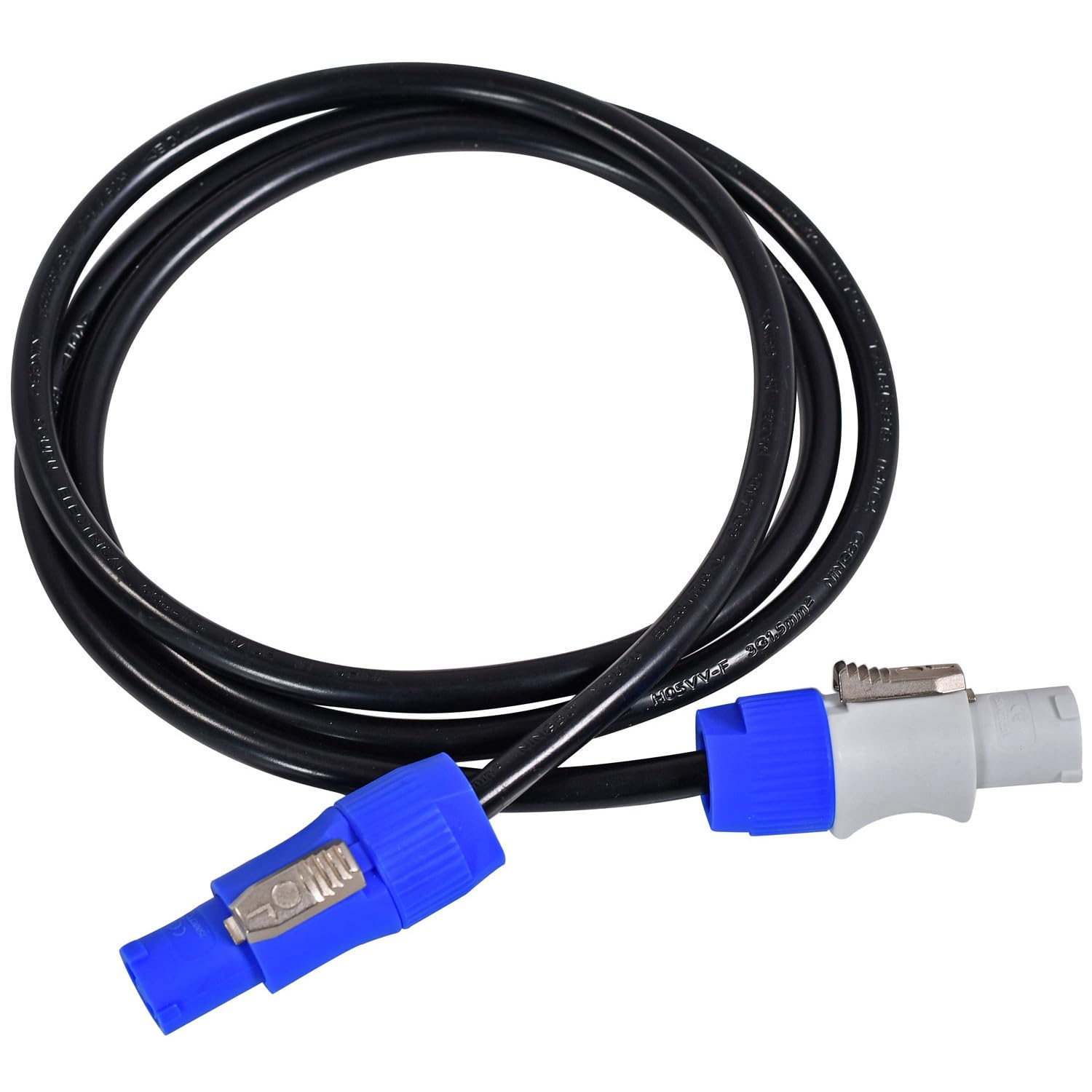 Citronic | Twist and Lock Daisy Chain Power Cable 1.5m | Secure Black 3-Core Copper Linking Lead for Stage Lighting, Audio Equipment, DJ Setups & Professional Event Power Connections