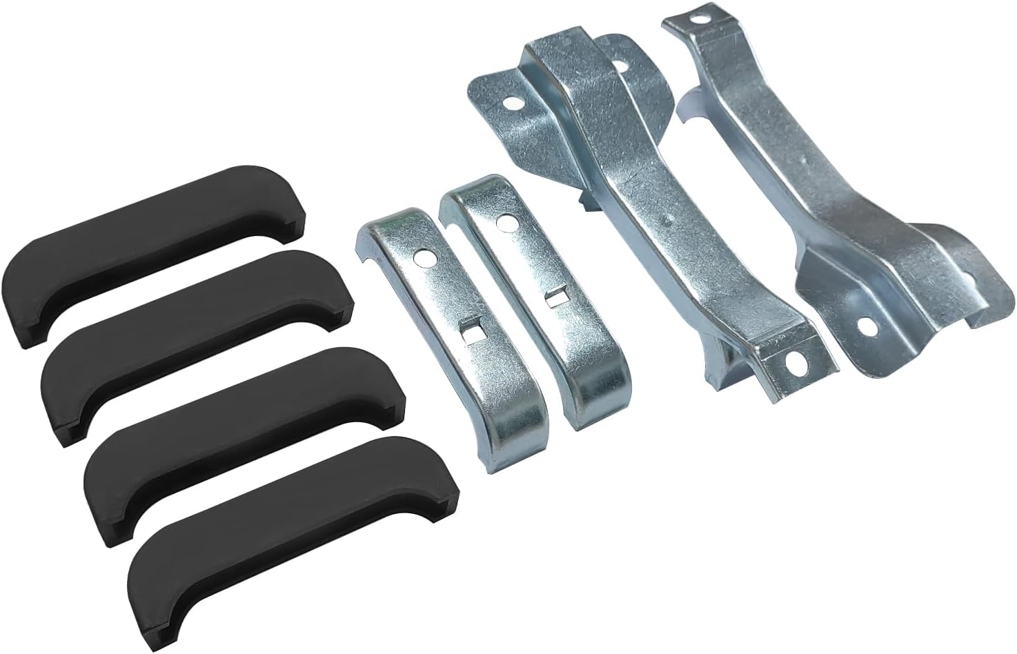 UINIEBOOM 4-Row Heavy Duty Radiator Bracket Kit 1099ZB/1099ZC for Chevy Blazer Suburban GMC Jimmy C10-C30 Trucks 1967-1972