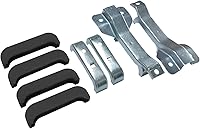 UINIEBOOM 4-Row Heavy Duty Radiator Bracket Kit 1099ZB/1099ZC for Chevy Blazer Suburban GMC Jimmy C10-C30 Trucks 1967-1972