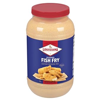 Louisiana Seasoned Fish Fry Seafood Breading Mix One Gallon