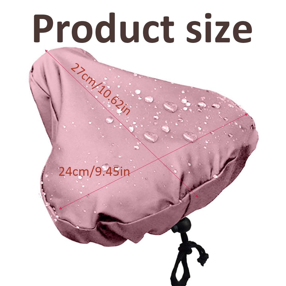 Treer Fahrradsattel Abdeckung Wasserdicht - Regenbogen Design Für Alle Fahrräder