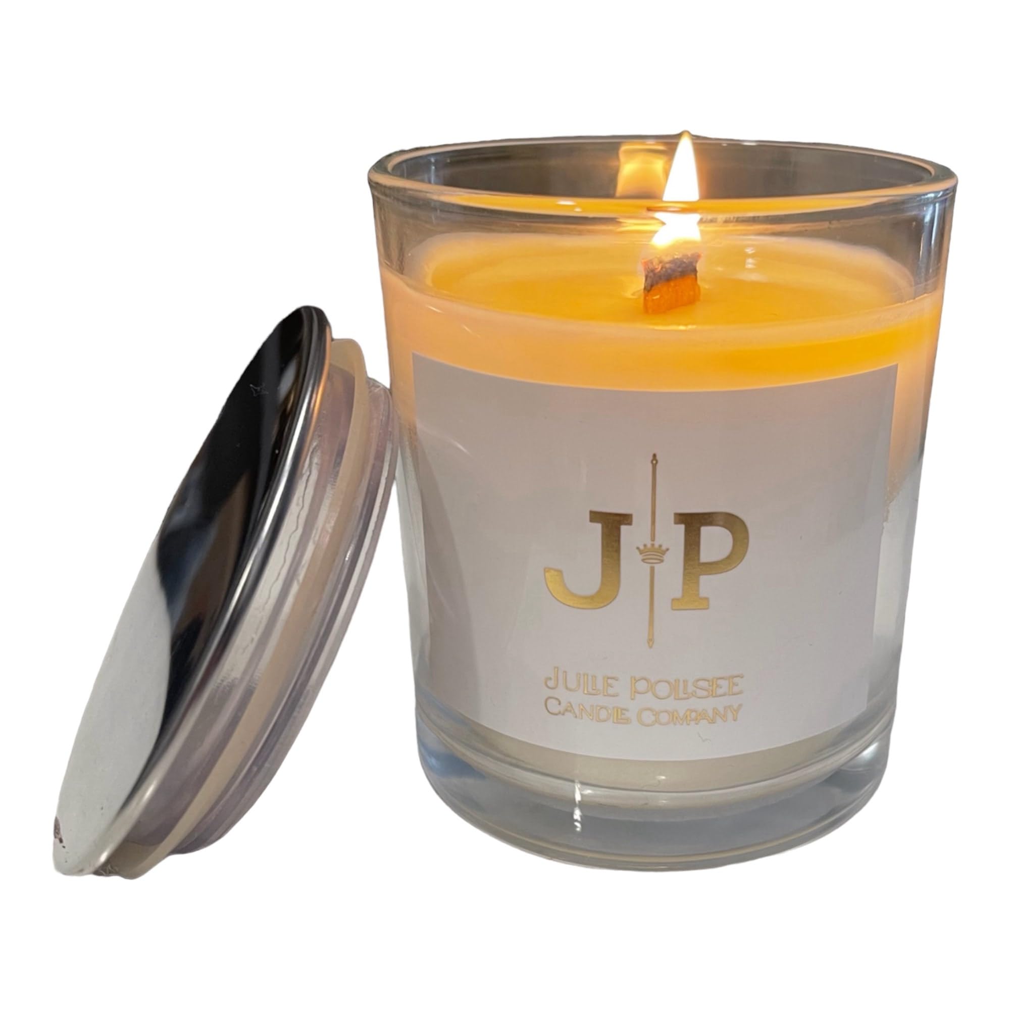 Luxury designer candle, Unique, Organic wax, Home poured Candle, Home Decor, Wedding Gift, Bridal Shower Gift. (Mango & Coconut Milk)