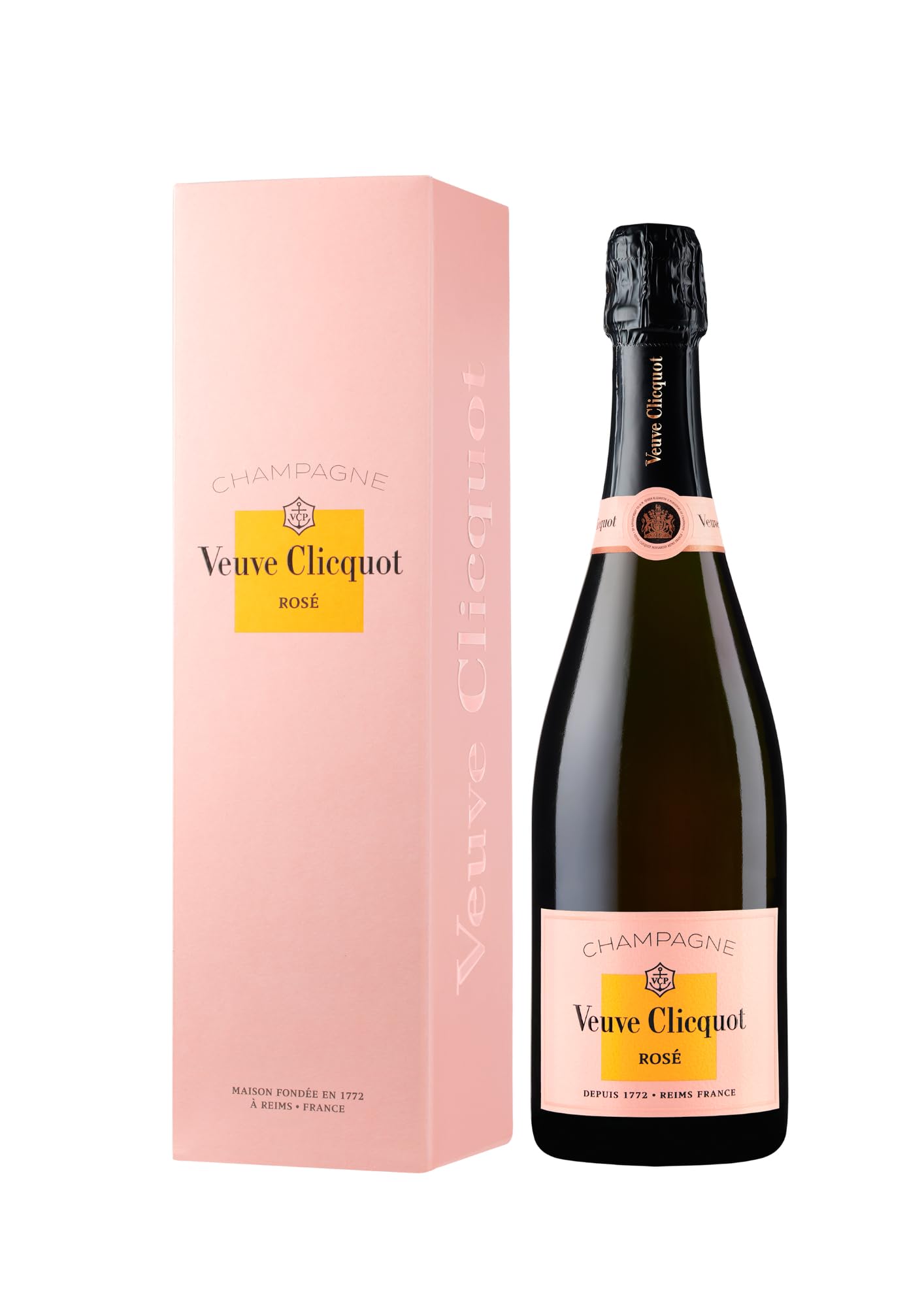 Veuve Clicquot Rosé Champagne, Gift Box 75 cl