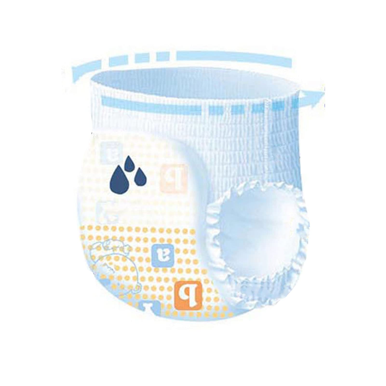 Culotte de bain jetable pour bébé, couches hygiéniques imperméables et absorbantes pour l'apprentissage de la propreté (taille XXL à partir de 12 kg)
