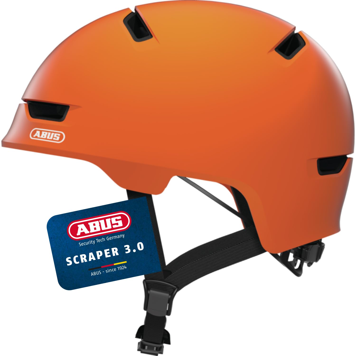 ABUS Stadthelm Scraper 3.0 - Robuster Hartschalen-Fahrradhelm