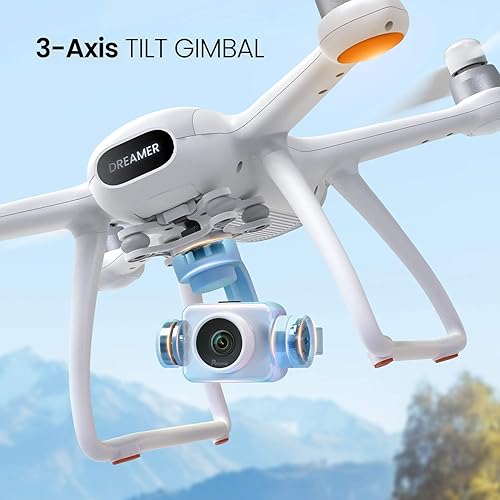 Miniatura 2 de Potensic Dreamer Pro - Drones 4K con cámara para adultos cardán de 3 ejes GPS Quadcopter con rango de transmisión FPV de 2 KM vuelo de 28 minutos