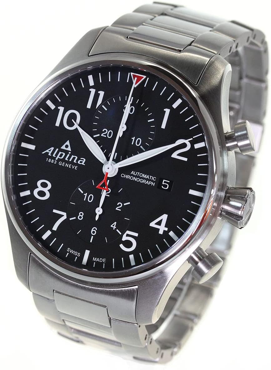 Alpina Geneve Startimer Pilot Automatic Chronograph AL-725B4S6B Automatic Mens Chronograph