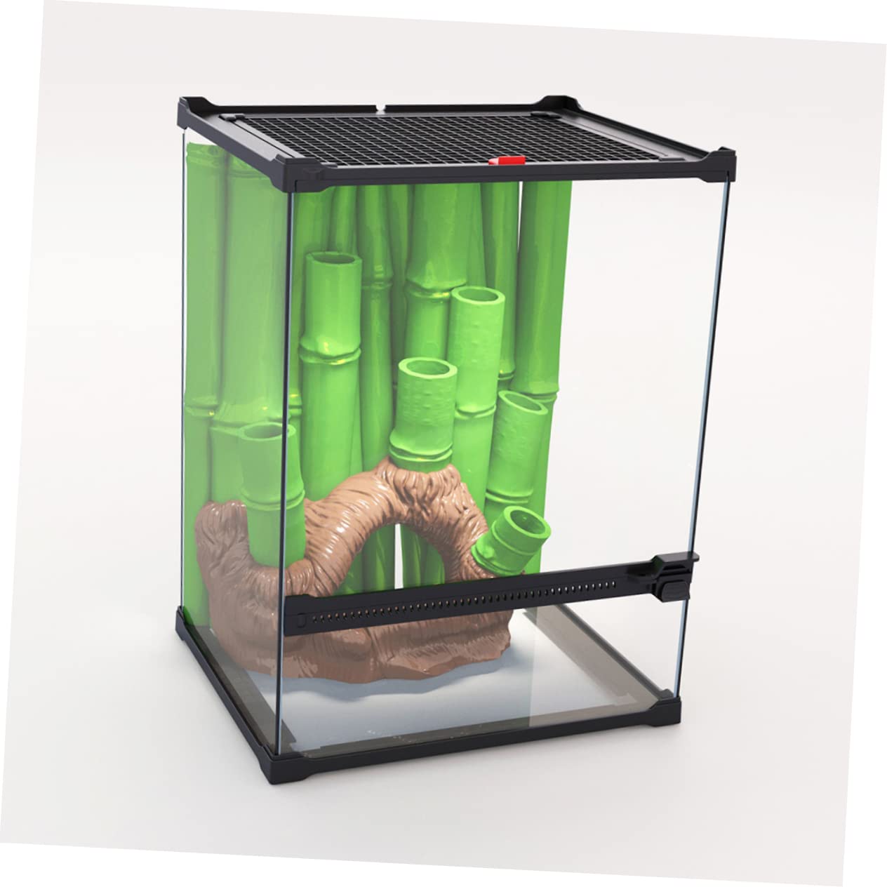 3D Bambus Rückwand für Aquarium aus Kunstharz mit Realistischer Harz Landschaftsgestaltung für Aquarien als Aquarium Ornament und Zubehör für Fischlandschaften Zufällige Farbe