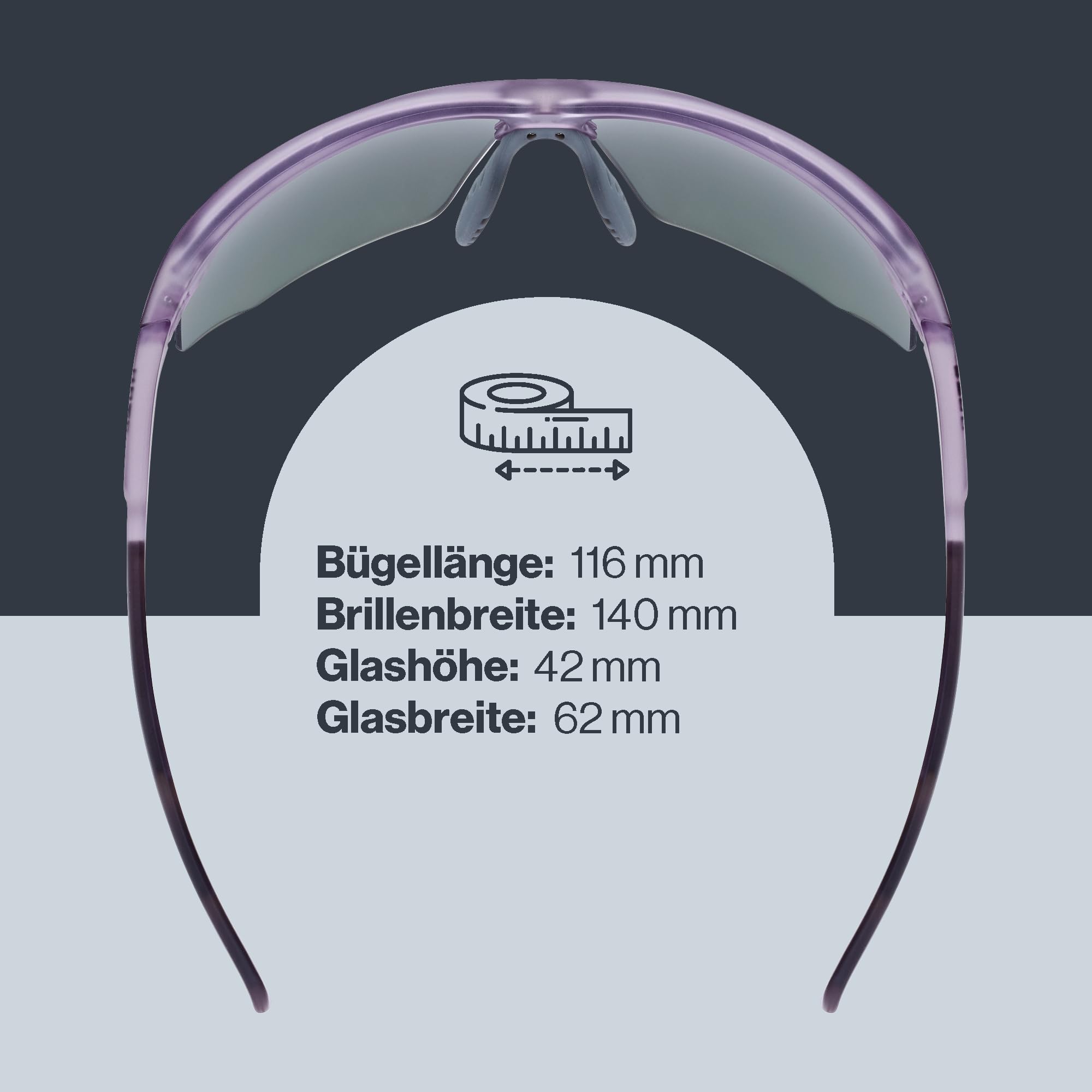 Uvex Damen Aerios S Sportbrille (1er Pack)
