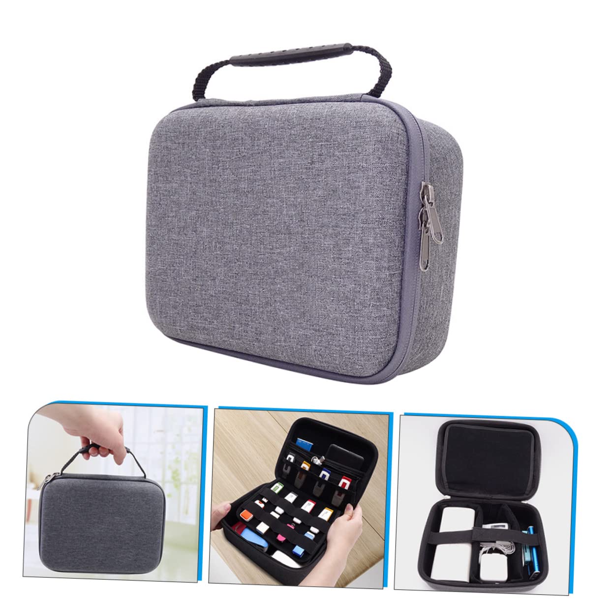 DOITOOL Organizzatore Per Elettronica Da Viaggio Eva Oxford Borsa Per Accessori Elettronici Organizer Compatta Antigraffio