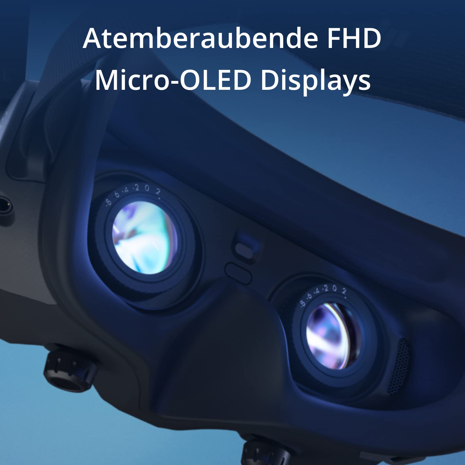 DJI Goggles 2 Motion Combo-Immersive Multifunktions-Bewegungssteuerung, leichte und handliche FPV Goggles, Micro-OLED Displays, DJI O3+ Videoübertragung und niedrige Latenz