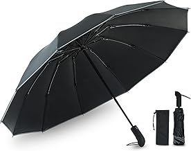 Folding Umbrella, One Touch Automatic Open Close Umbrella for Men