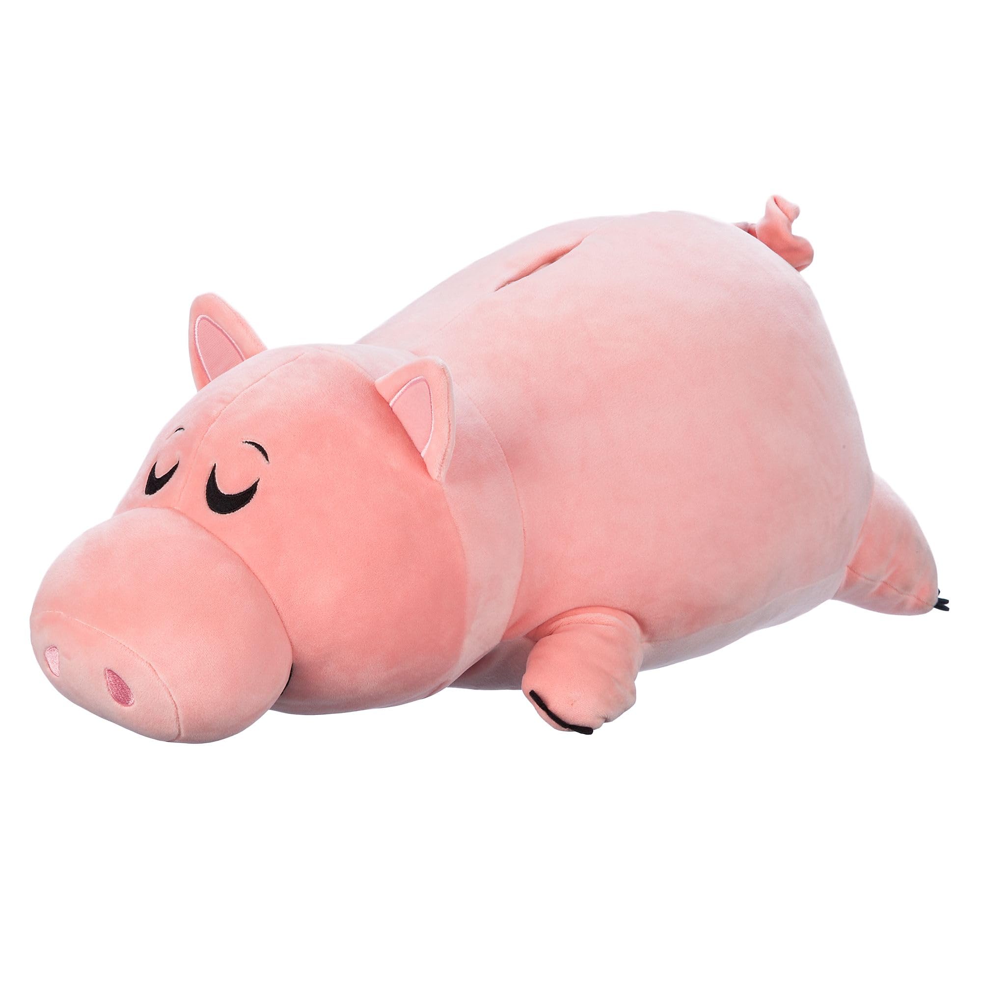 Disney Store Official Hamm Cuddleez Large Soft Toy, Toy Story, 59cm / 23”, Kids Cuddly Stuffed Animal, Piggy Plushie Pillow Cartoon Figure