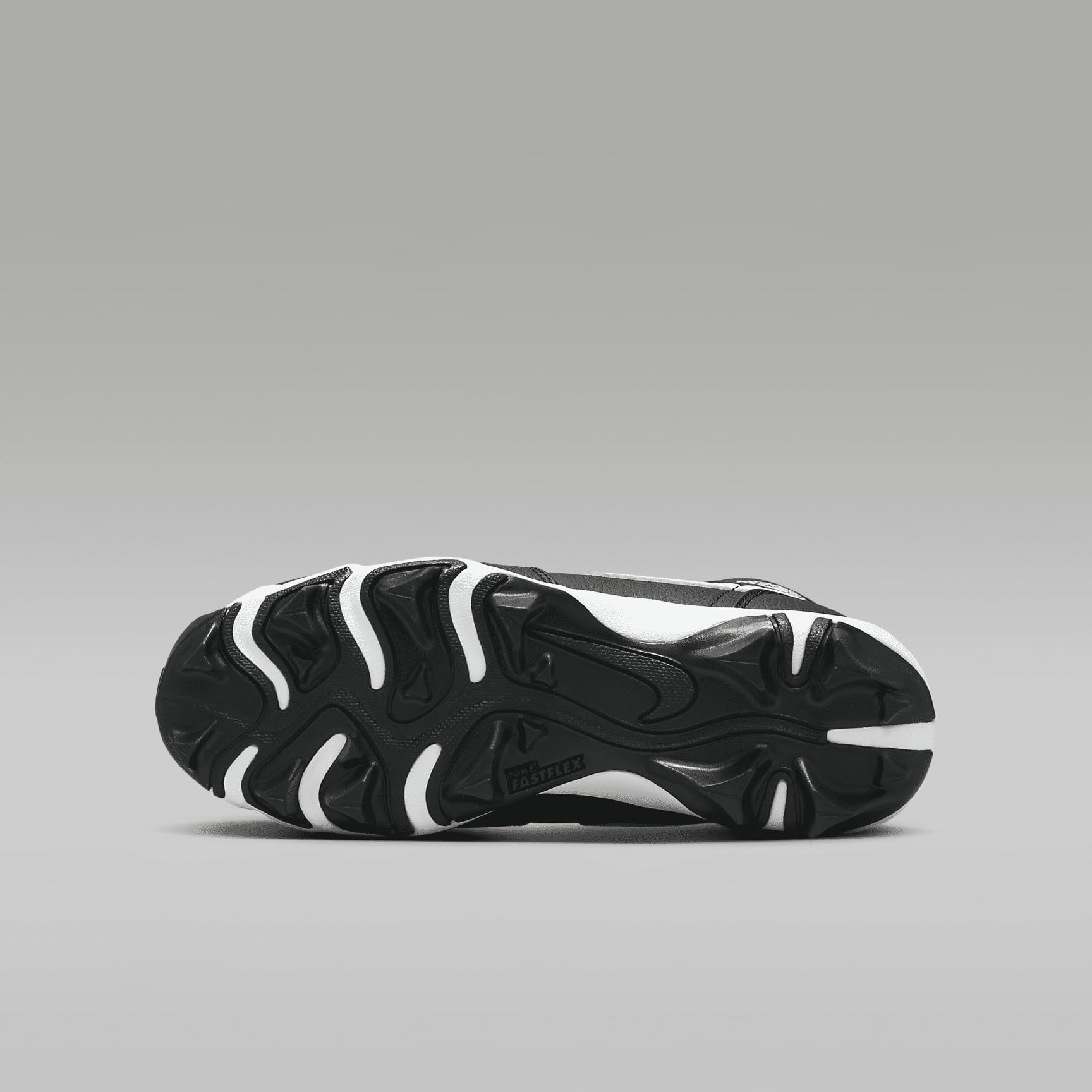 Jordan 1 Mid Little/Big Kids' Cleats (HF6883-001, Black/White/White) Size 4.5