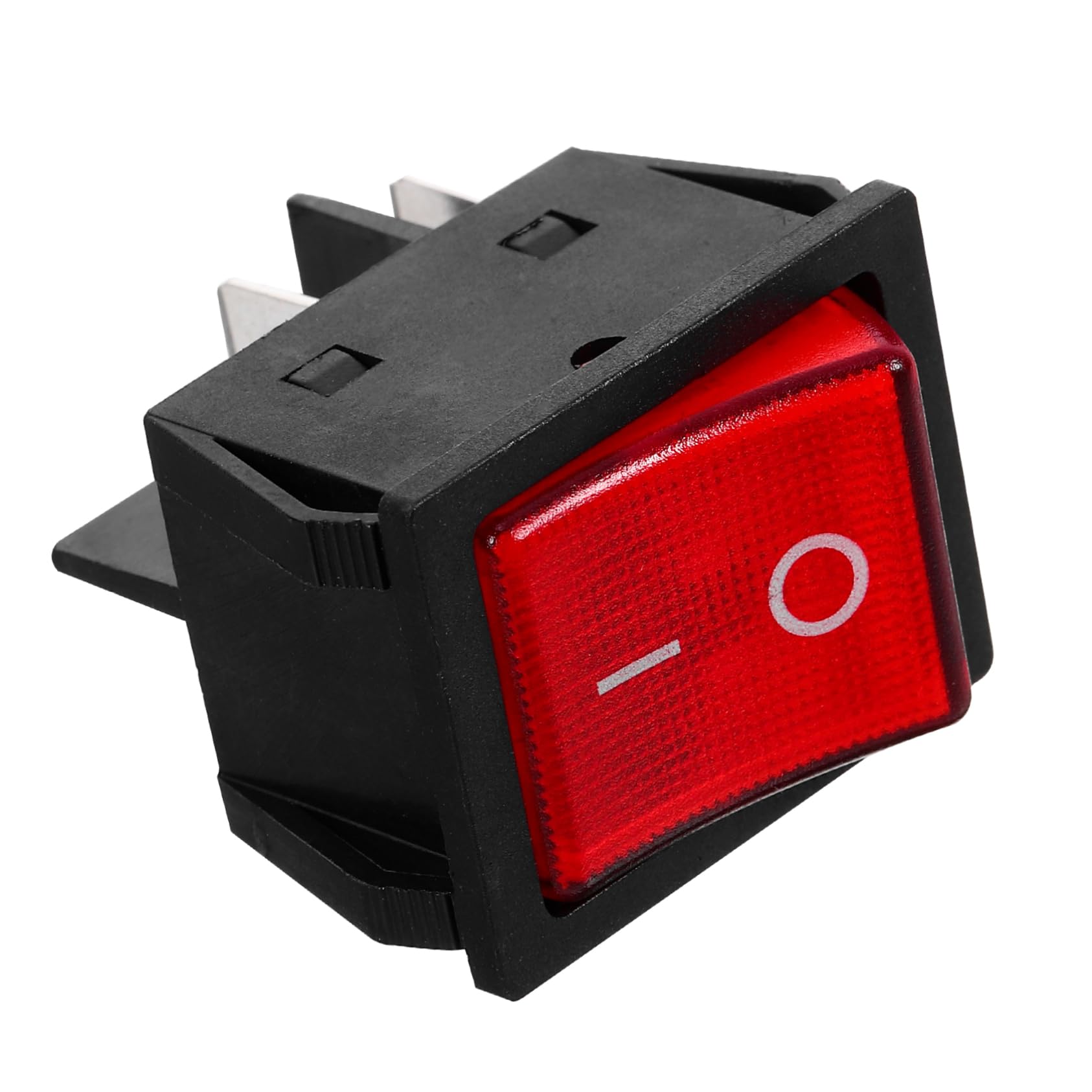 GRIRIW Stylish Car Toggle Switch Replacement Led Boat Switch 4 Position Rocker for Vehicle 30a /250v Easy Installation