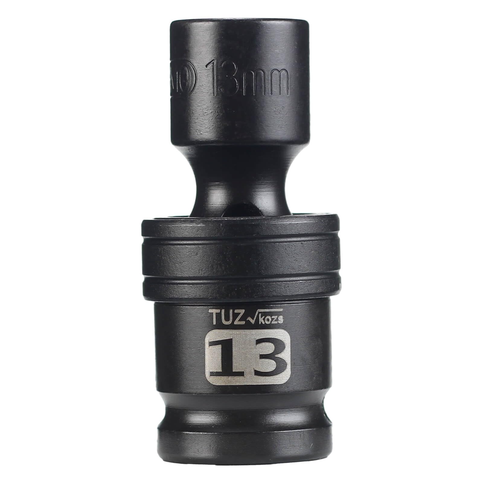 1/2" Drive Metric 13mm Shallow Universal Swivel Impact Socket, 6PT, CR-MO