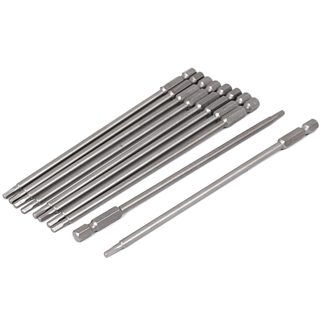 Aexit 10pcs 3mm Power Fastening Tool Parts & Accessories Hexagon Tip Magnetic Hex Head Screwdriver Power Screwdriver Replacement Parts Insert Bits