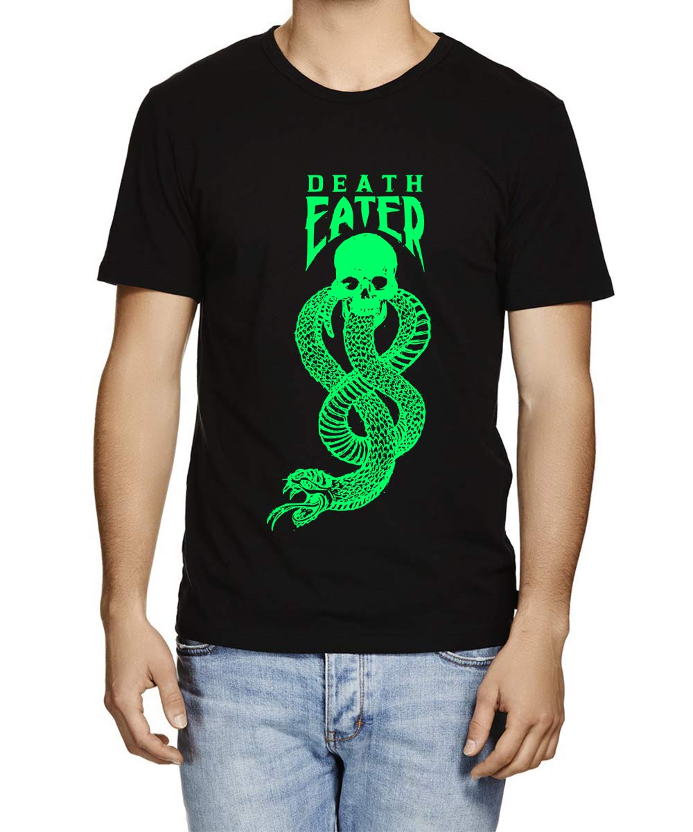 CaseriaMen's Cotton Printed T-Shirt -Death Eater | 100% Cotton | Half Sleeves | Regular Fit | Printed | Round Neck | Graphic T Shirt