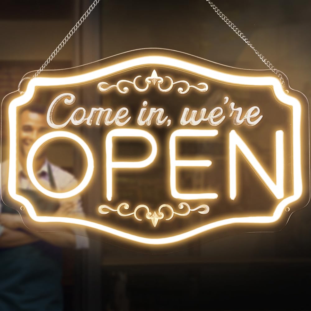 Amazon.com : OPEN Signs for Business - Neon Sign for Business
